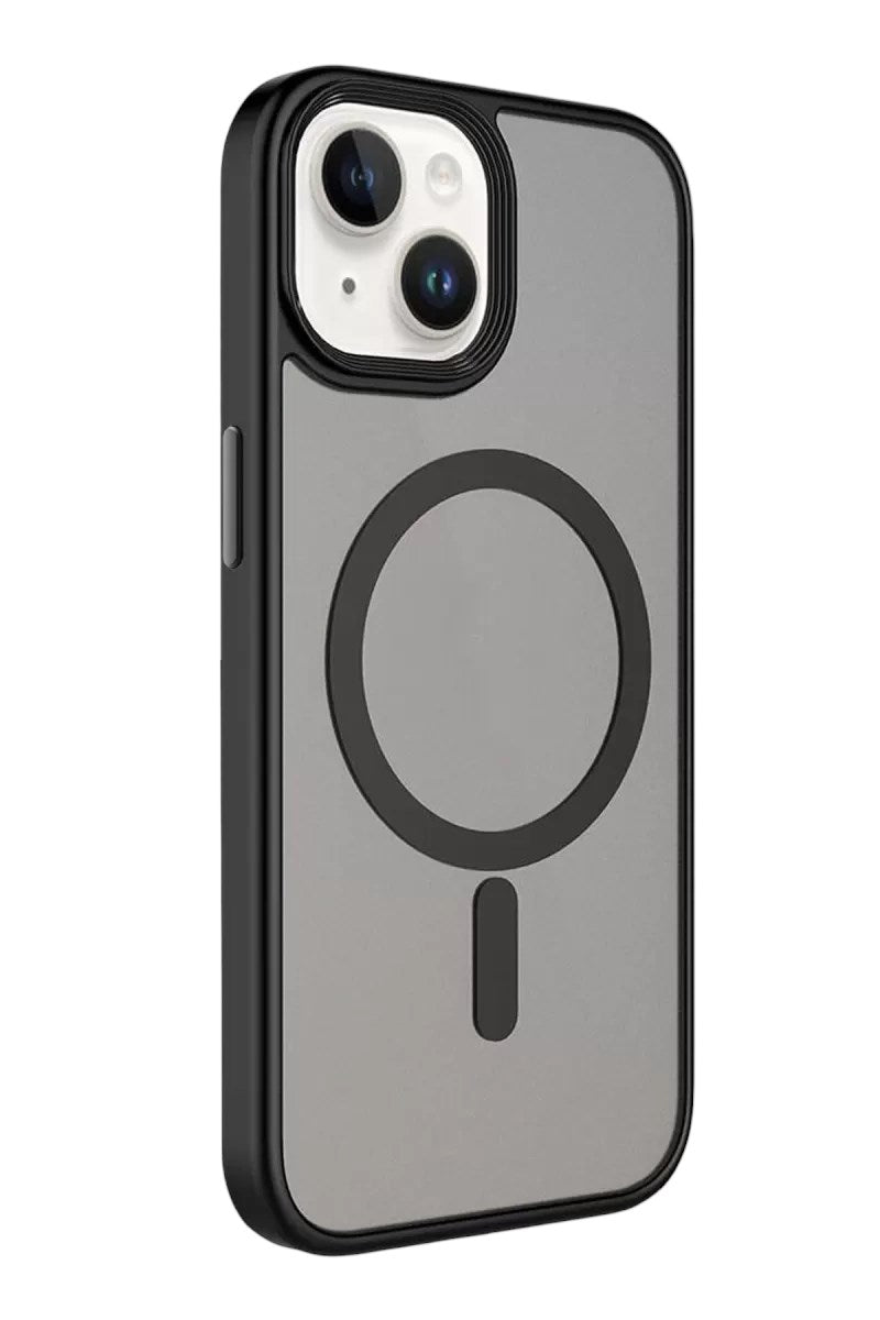 iPhone 15 Megane Magsafe Kapak - Siyah