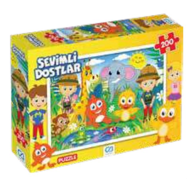 Sevimli Dostlar Puzzle 200
