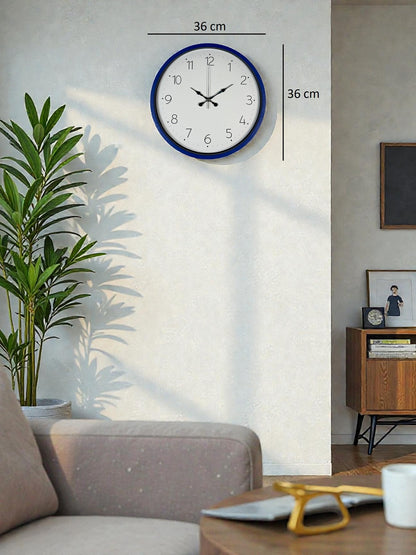 36 Cm Lacivert Dekoratif Duvar Saati