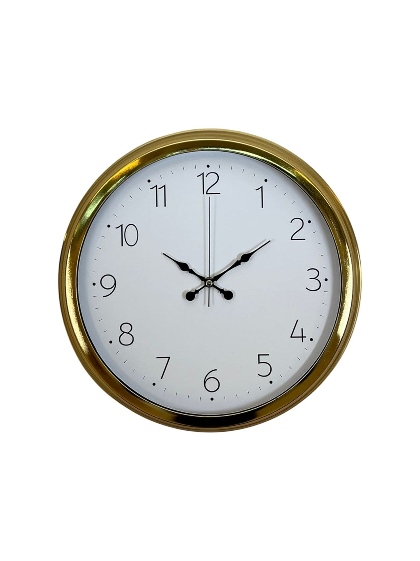 Elegance Gold 40 Cm Metal Dekoratif Tasarım Duvar Saati