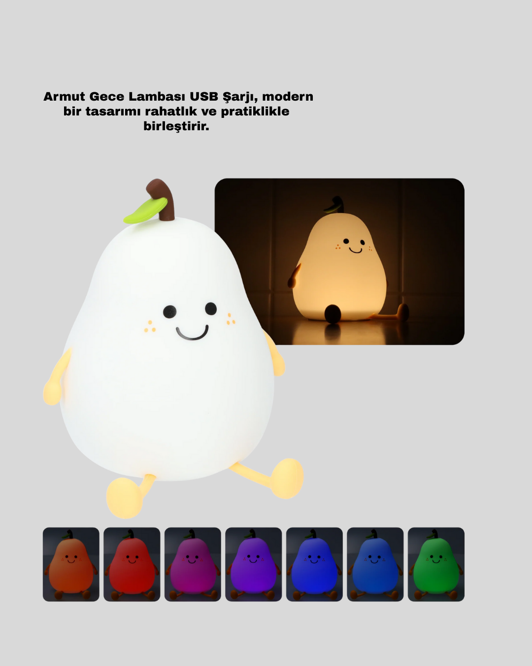 USB Girişli RGB Neon Şerit Led TV Oda Masa Dekor Işığı