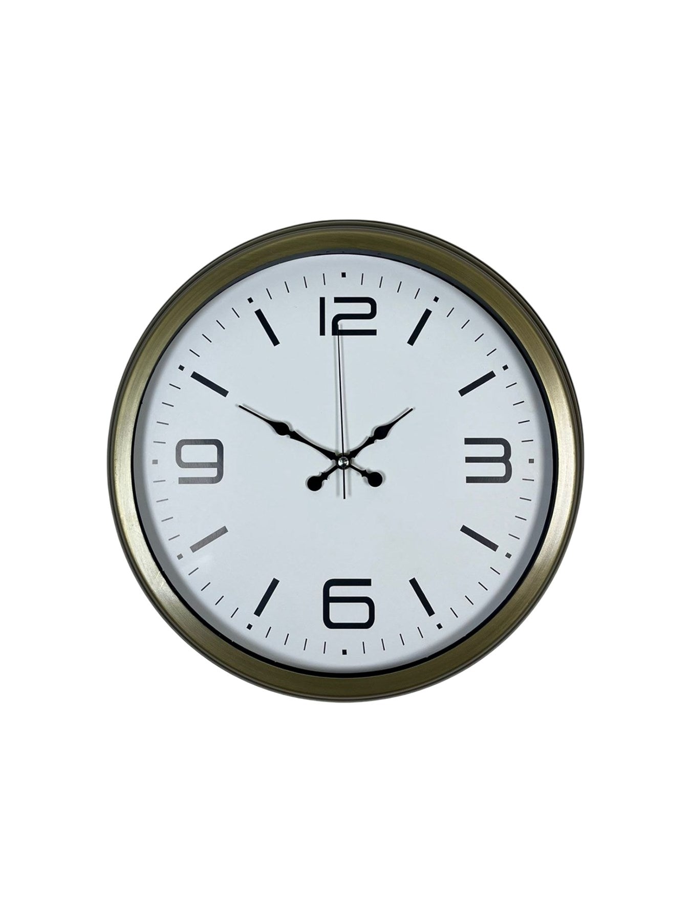 Modern Tasarım Eskitme 40 Cm Metal Duvar Saati