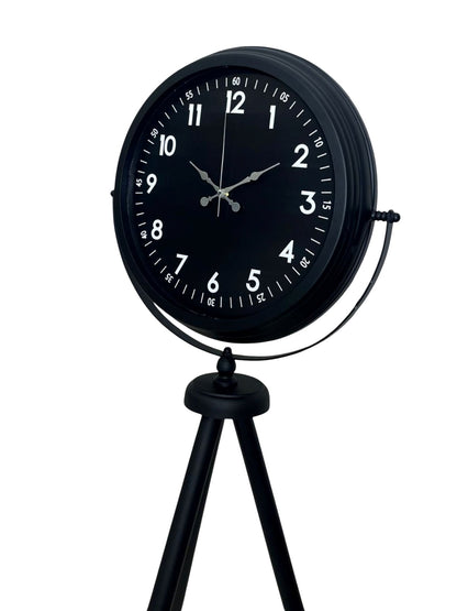Royal Black Tripod Ayaklı Modern Tasarım Saat
