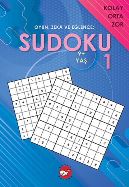 Oyun, Zeka ve Eğlence Sudoku 1 Kolay, Orta, Zor (9+ Yaş)