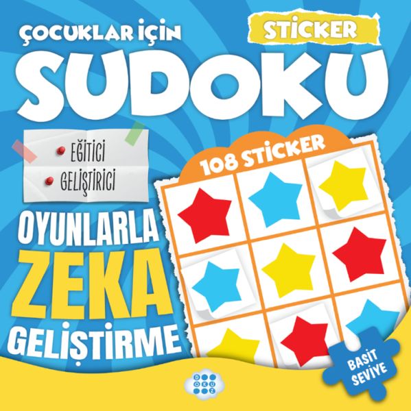 Çocuklar için Sudoku - Sticker Hediyeli Basit Seviye 3