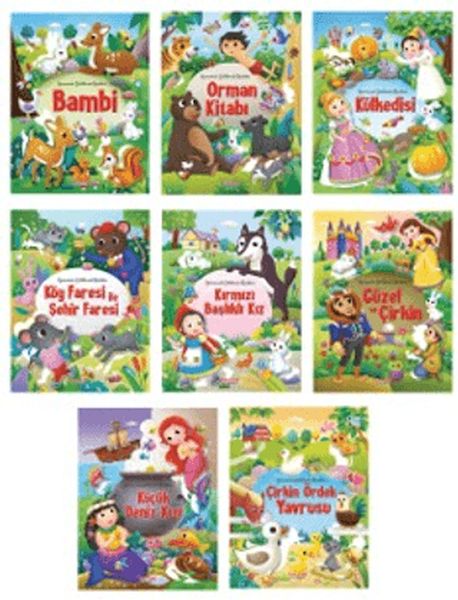 Yumurcak Çıkartmalı Klasikler Serisi (8 Kitap)