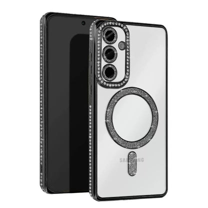 Samsung Galaxy S25 FE Joke Simli Magneticsafe Kılıf - Siyah