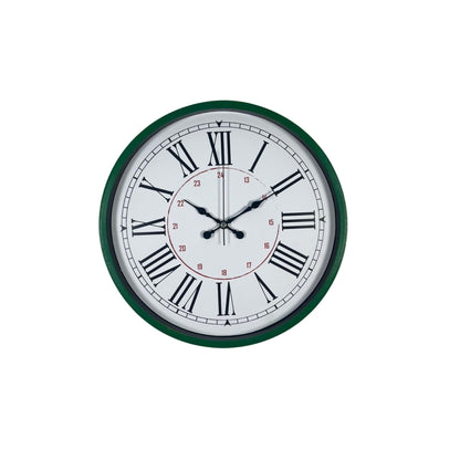Yeşil 36 Cm Modern Şık Duvar Saati