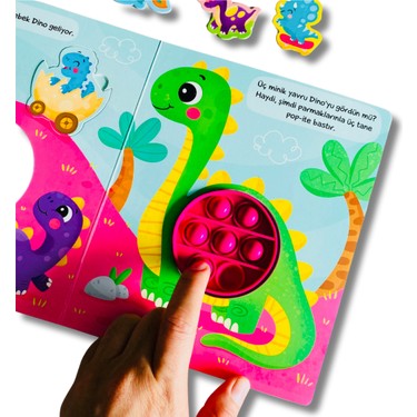 Benim Pop-It Kitabım - Dinozor Temalı Eğlence