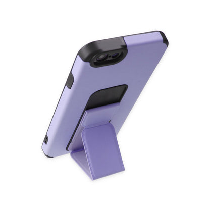 iPhone 6 Kılıf Mega Standlı Silikon - Lila