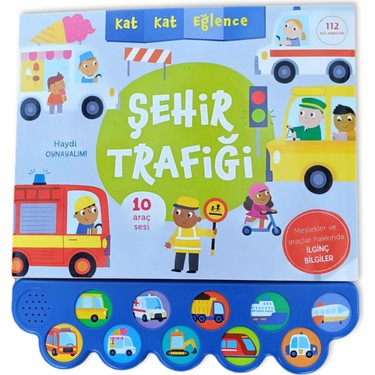 Sesli Araç Trafiği Eğlencesi - 10 Farklı Sesli Kitap