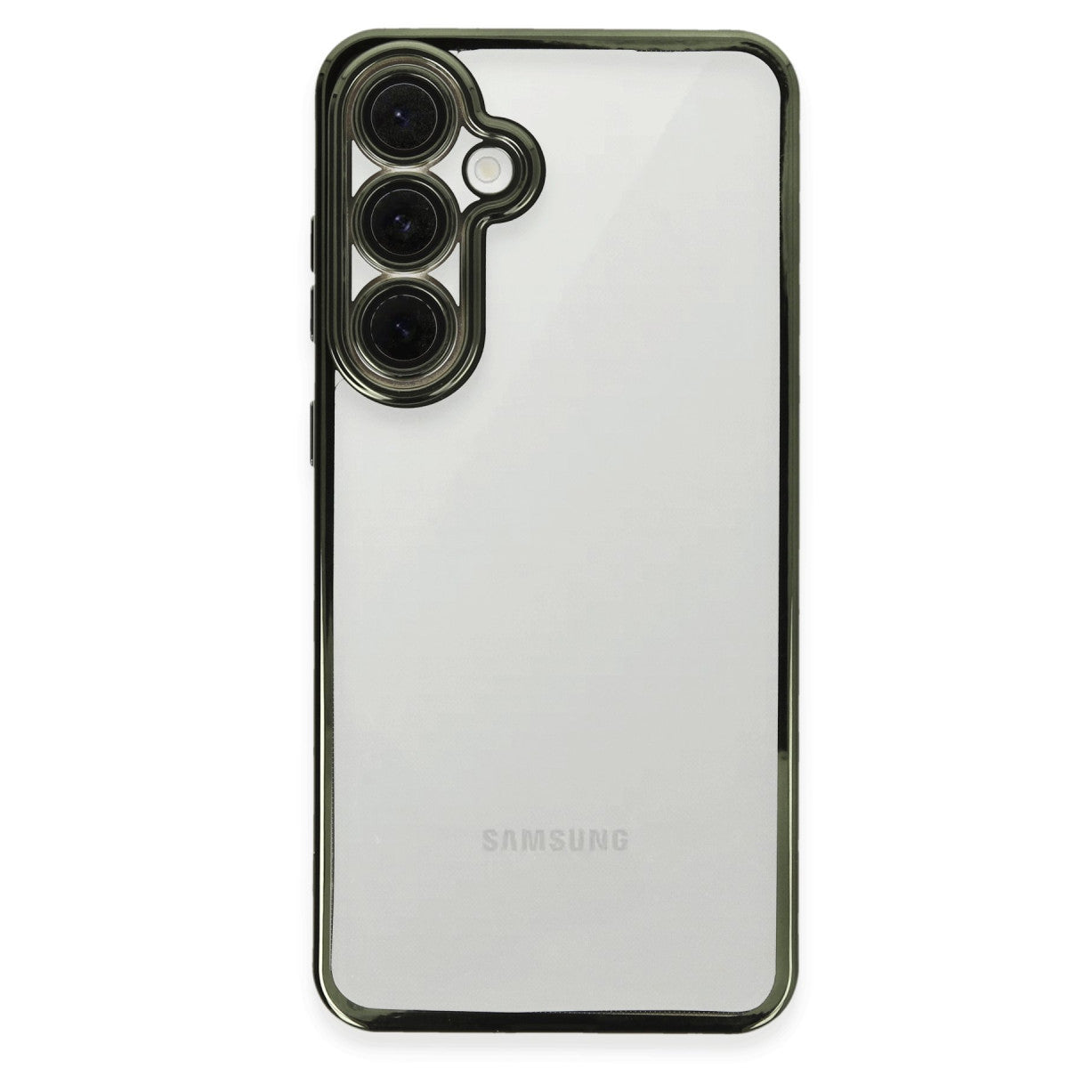 Galaxy S24 FE Kılıf Razer Lensli Silikon - Yeşil