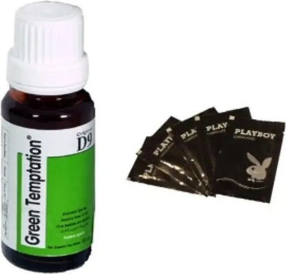 Süper Cabs Green Temptation D9 Kadın + 5li Pboy Lubricant Jel