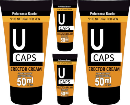 U Caps Cream 4 Adet 50 ml Erkeklere Krem