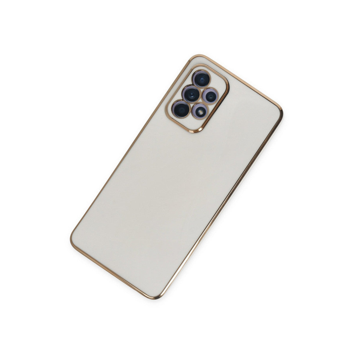 Galaxy A52 Kılıf Volet Silikon - Beyaz