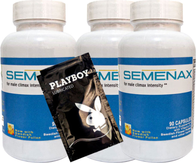 Playboy Jel + Semenax Özel Destekleyici Takviye 90lı x 3 adet