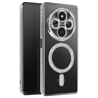 Redmi 14C Joke Simli Magneticsafe Kılıf - Gümüş