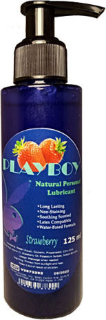Playboy Çilekli Büyük 125 ml Boy Ebatta Kolay Girişler Için Kişisel Lubrikant Jel / Playboy Strawberry Lubricant Gel