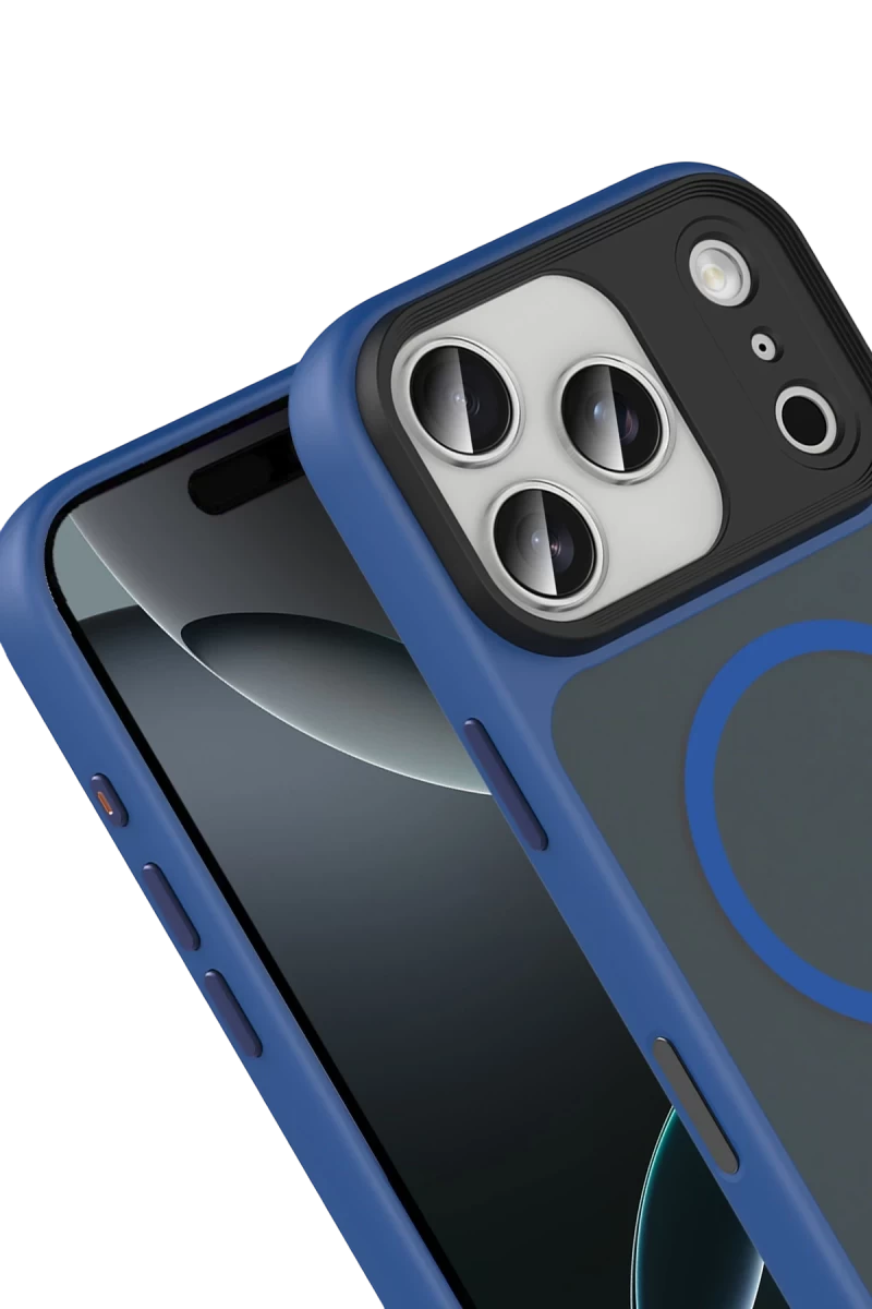 iPhone 17 Pro Max Megane Magsafe Kapak - Lacivert