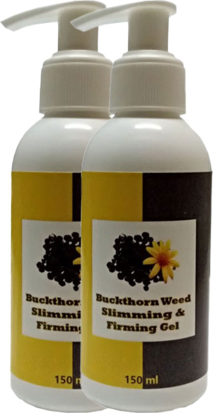 Buckthorn Buck Thorn 2 Adet Weed Slimming & Firming Gel Acı Çehre Tohumu Jeli Istenmeyen Yağlara Parçalayıcı Jeli 150 ml