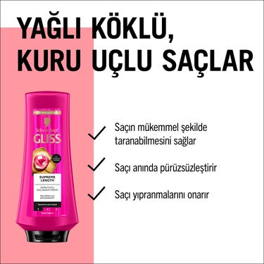 360 ml Koruyucu Saç Bakım Kremi, Tüm Saçlar İçin Besleyici