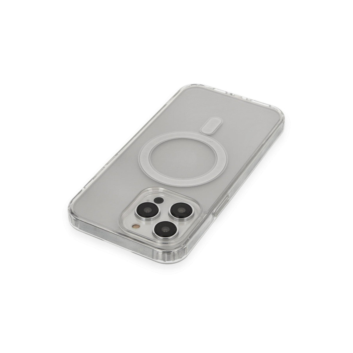 iPhone 14 Pro Kılıf Matte Şeffaf Magneticsafe - Şeffaf