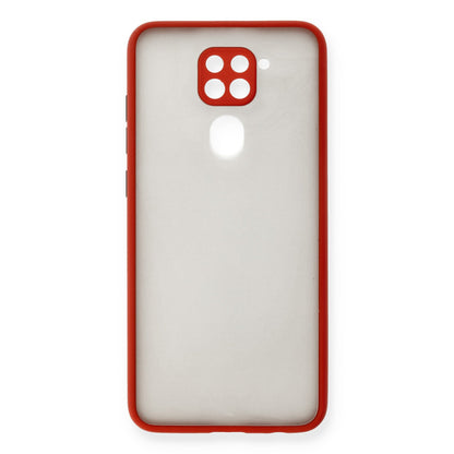 Redmi Note 9 Kılıf Montreal Silikon Kapak - Kırmızı