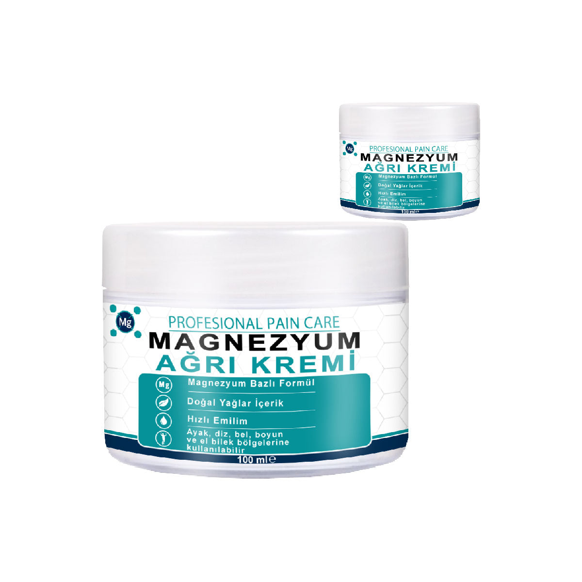 Saf Magnezyum Klorürlü Masaj Losyonu 2 Adet Zechstein Deniz Kaynaklı, Aloe Vera ve E Vitaminli Komplex Relax Krem