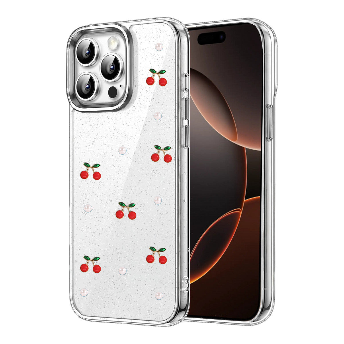 iPhone 14 Pro Max Fiyonk Desenli Kapak - Desen 9