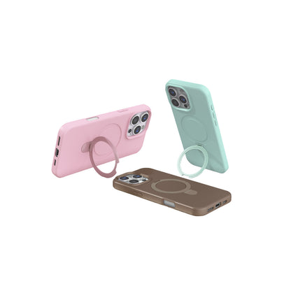 iPhone 16 Pro Max Regal Magsafe Standlı Kapak - Lila