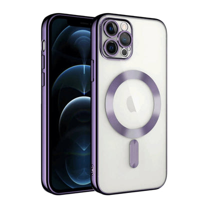 iPhone 13 Pro Kılıf Kross Magneticsafe Kapak - Mor