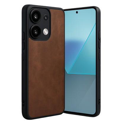 Redmi Note 13 4G Kılıf Aras Deri Kapak - Taba
