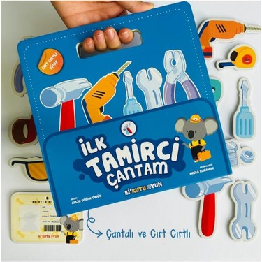 İlk Tamirci Çantam: Cırt Cırtlı Kitap - Oyun ve Öğrenme Seti
