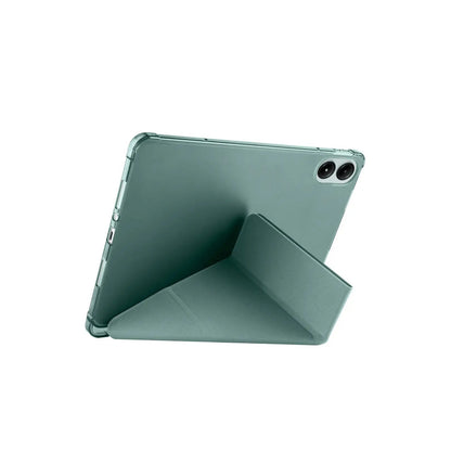 Redmi Pad SE 4G Kılıf Kalemlikli Mars Tablet Kılıfı - Koyu Yeşil