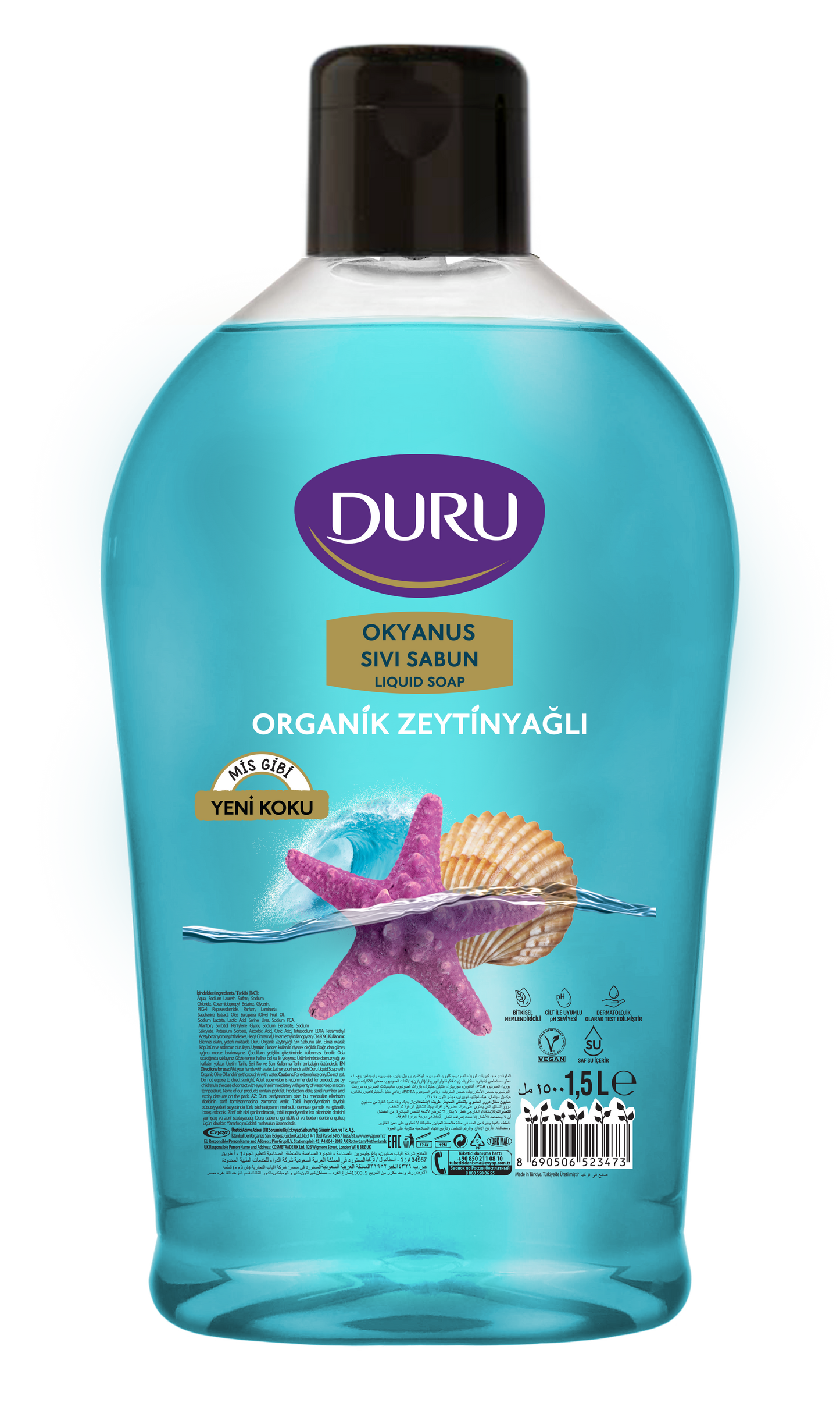 Sıvı Sabun Okyanus 1,5lt 1 Adet