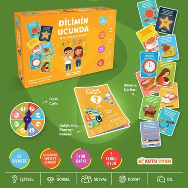 Bilmecelerle İlk Kelimelerim - 5 Farklı Oyun Seti