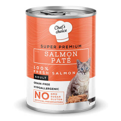 Pate Somonlu Tahılsız Yetişkin Kedi Konservesi 400 Gr