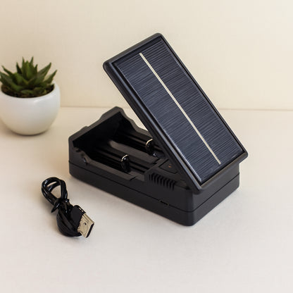 Li-ion Pil Şarj Aleti 1200mA (Güneş/Solar, 2li)