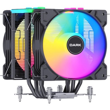 Dark Freezer X129 Intel & AMD Uyumlu, 2x ARGB LED Fanlı Kule Tipi İşlemci Soğutucu (DKCCX129