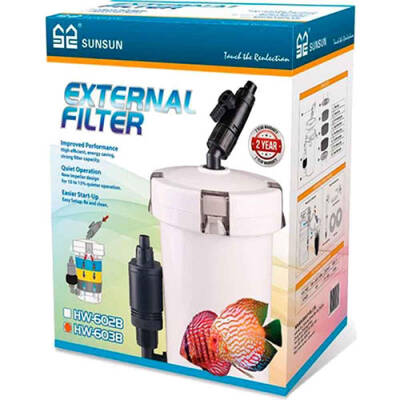 Akvaryum Dış Filtre 400 lt/h 6w