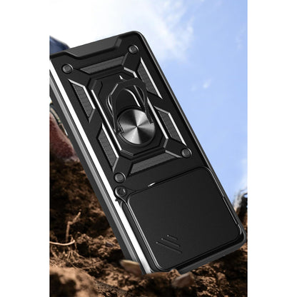 Mi 15 Pro Kılıf Pars Lens Yüzüklü Silikon - Siyah