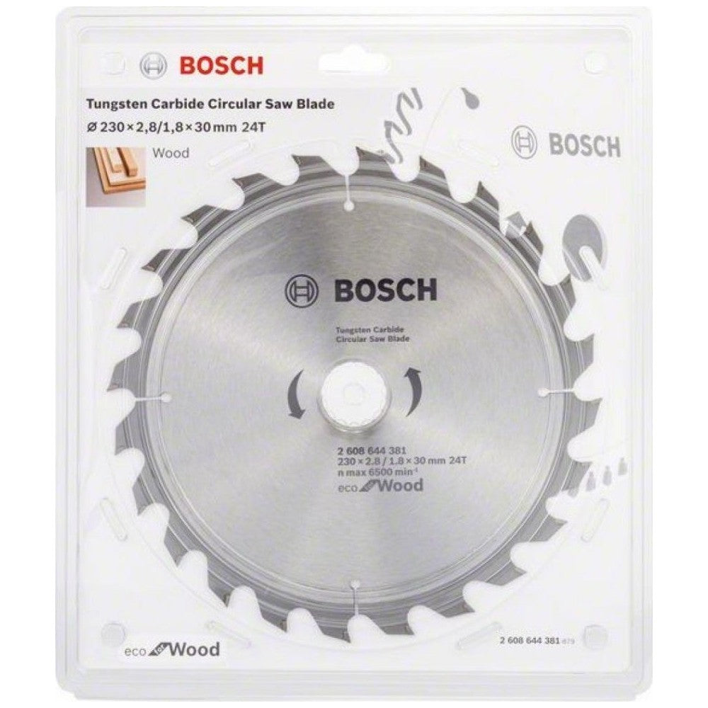 Daire Testere Bıçağı 230x30 mm, 24 Diş ile Yüksek Kesim Verimliliği