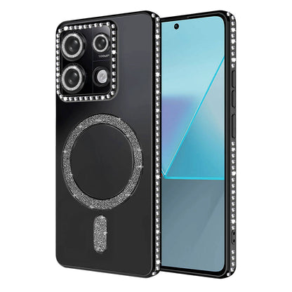 Redmi 13C Joke Simli Magneticsafe Kılıf - Siyah