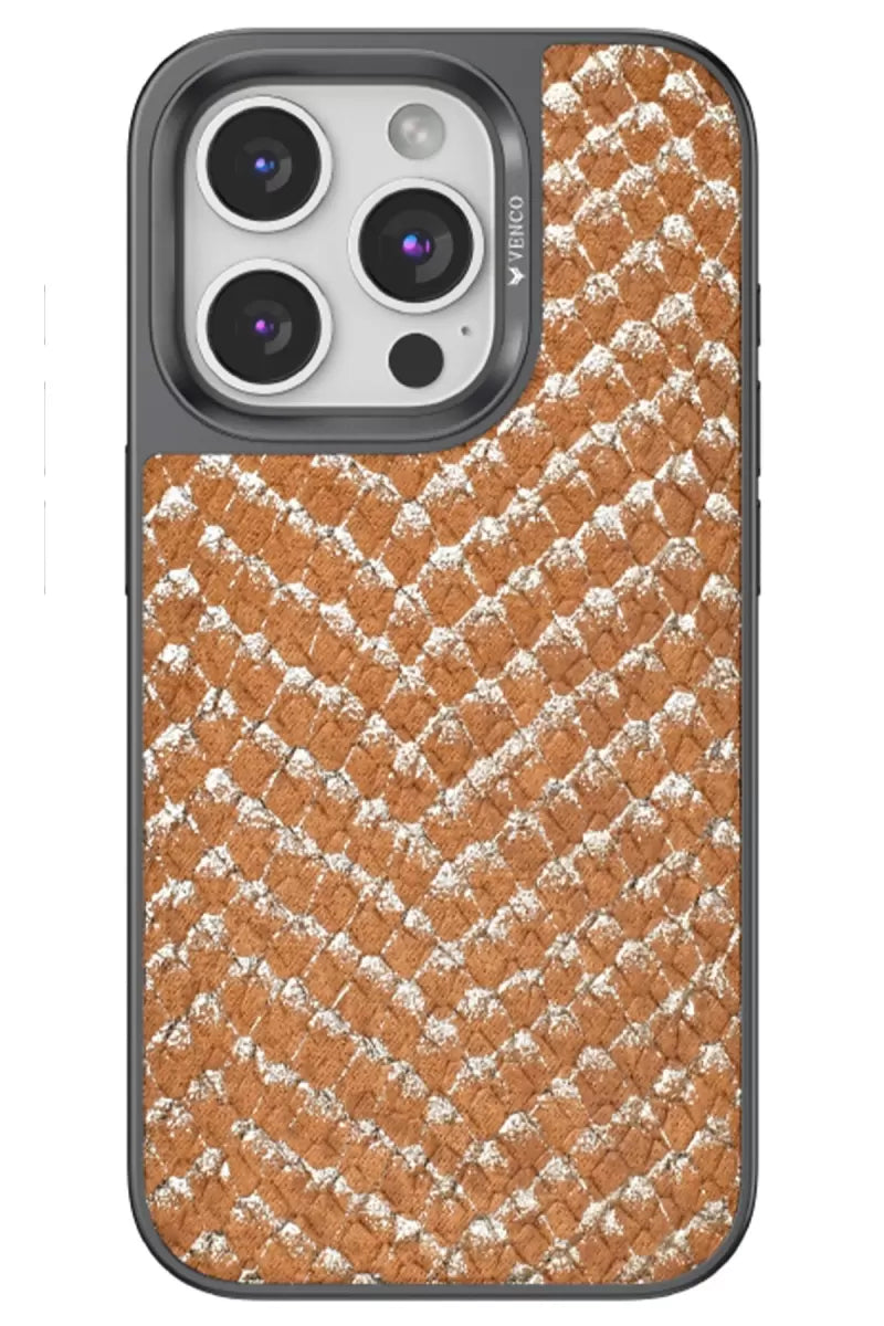 iPhone 15 Pro Viper Kapak - Kahverengi