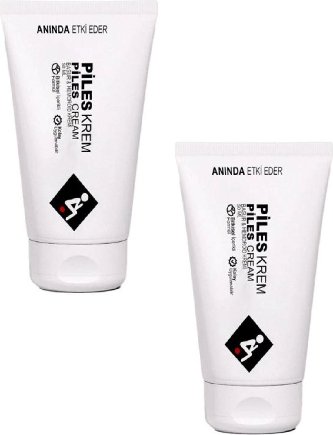 Piles Hemeroıdınız ve Bağsurunuz Için Yeni Formüllü Çözümünüzkremi 50 ml x 2 Adet