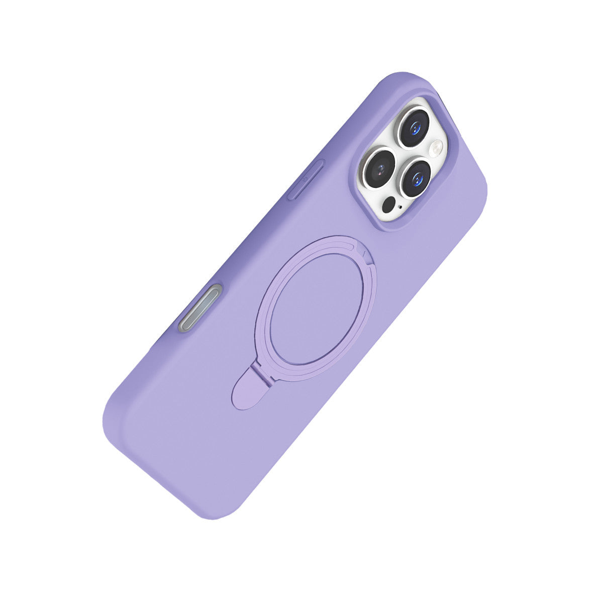 iPhone 16 Pro Max Regal Magsafe Standlı Kapak - Lila