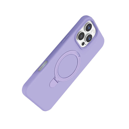 iPhone 16 Pro Max Regal Magsafe Standlı Kapak - Lila