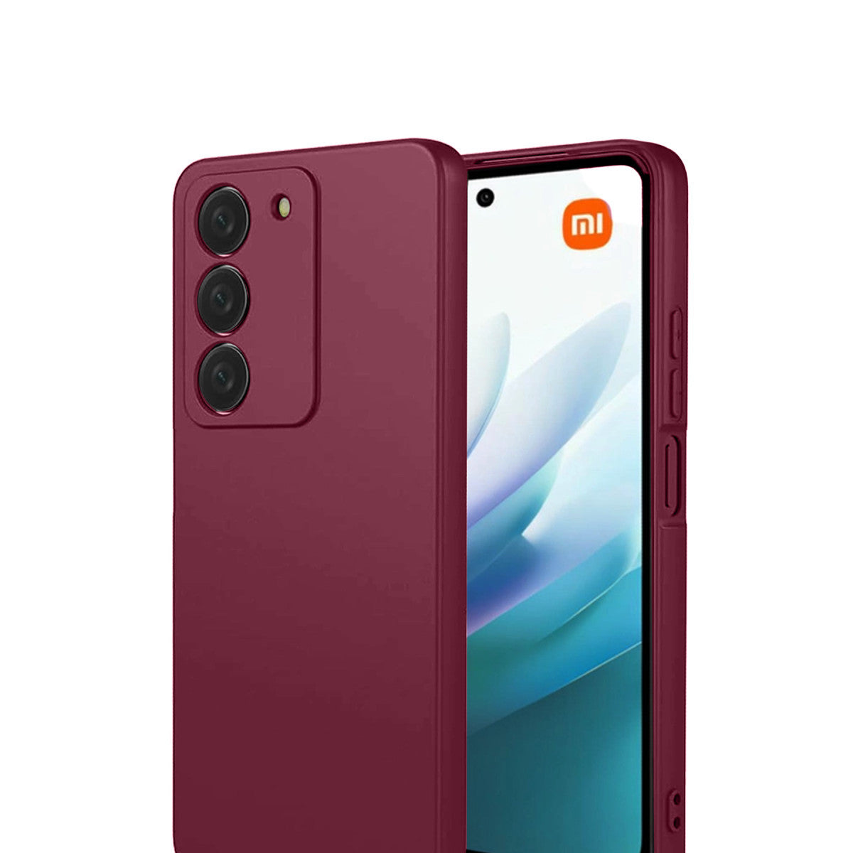 Redmi 15 4G First Silikon - Bordo
