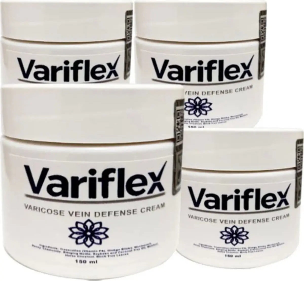 Variflex LSTKS052 4tane 150 ml Cream Büyük Boy Bacak Kremi