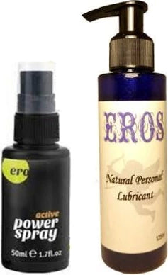 Eros Hintohu Erkeklere Özel Sprey 50 ml Peak Power For Men Sprey - Eros 125 ml Lubricant Gel